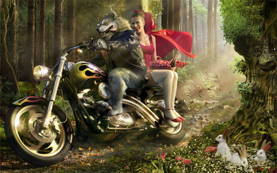 red-riding-hood-wolf-bike